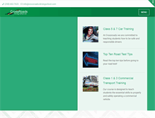 Tablet Screenshot of crossroads-drivingschool.com